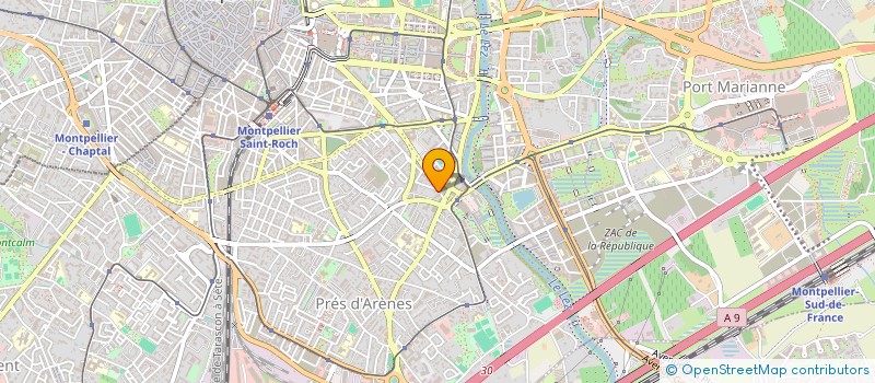 localisation de l'entreprise MONSIEUR ALEXANDRE HADROUG à MONTPELLIER