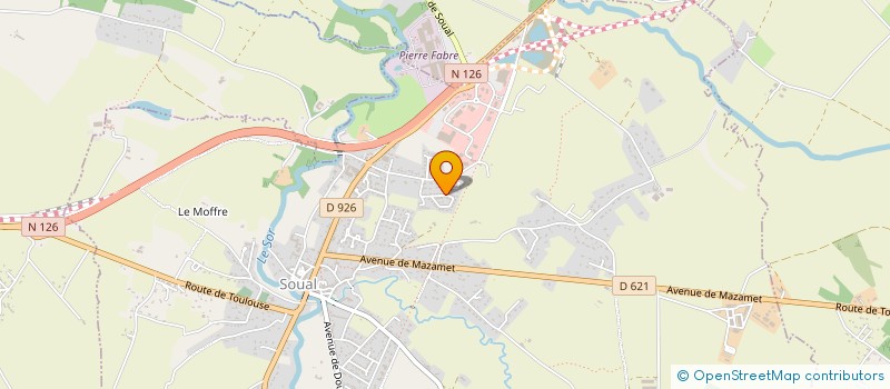 localisation de l'entreprise MONSIEUR ALEXANDRE HAINAUT  SOUAL