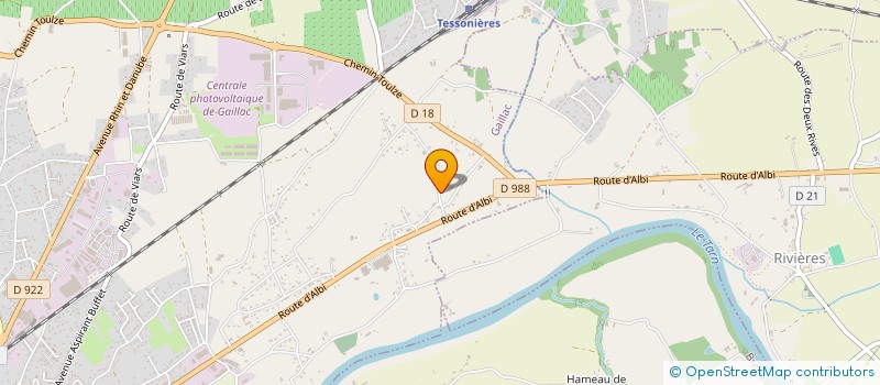 localisation de l'entreprise MONSIEUR ALEXANDRE HAIRION  GAILLAC