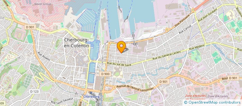 localisation de l'entreprise MONSIEUR ALEXANDRE HAKIME  CHERBOURG-EN-COTENTIN