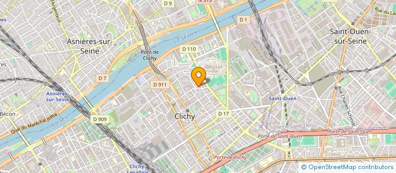 localisation de l'entreprise MONSIEUR ALEXANDRE HALLEY à CLICHY