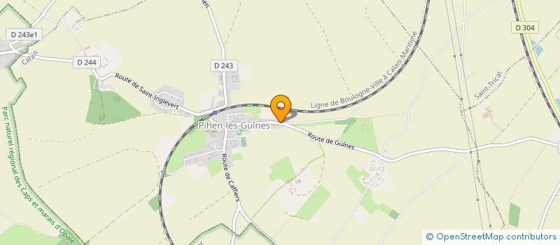 localisation de l'entreprise MONSIEUR ALEXANDRE HAMAIN  PIHEN-LES-GUINES