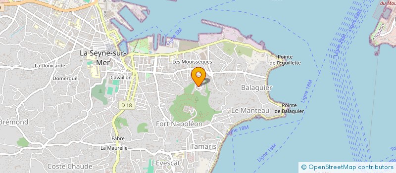 localisation de l'entreprise MONSIEUR ALEXANDRE HAMEL  LA SEYNE-SUR-MER