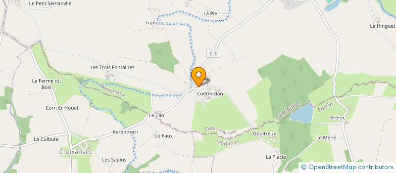 localisation de l'entreprise MONSIEUR ALEXANDRE HAMONIC  HEMONSTOIR