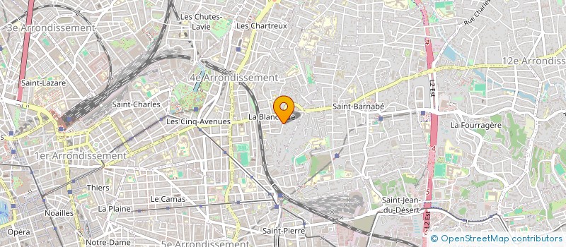 localisation de l'entreprise MONSIEUR ALEXANDRE HAMOU à MARSEILLE
