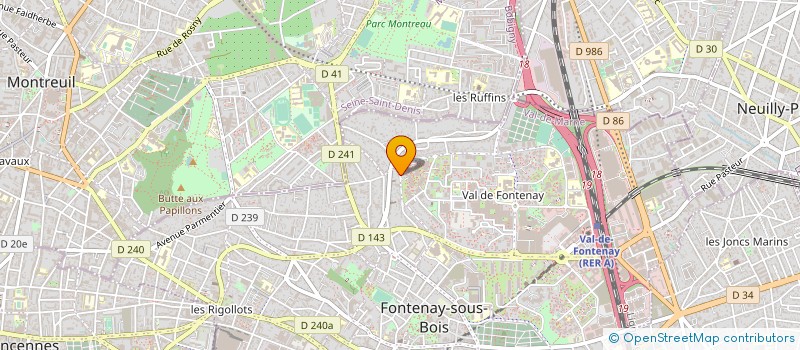 localisation de l'entreprise MONSIEUR ALEXANDRE HANAFY à FONTENAY-SOUS-BOIS