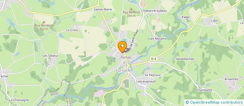 localisation de l'entreprise MONSIEUR ALEXANDRE HAQUETTE  BENEVENT-L'ABBAYE