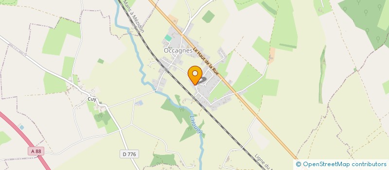 localisation de l'entreprise MONSIEUR ALEXANDRE HARDIER  OCCAGNES