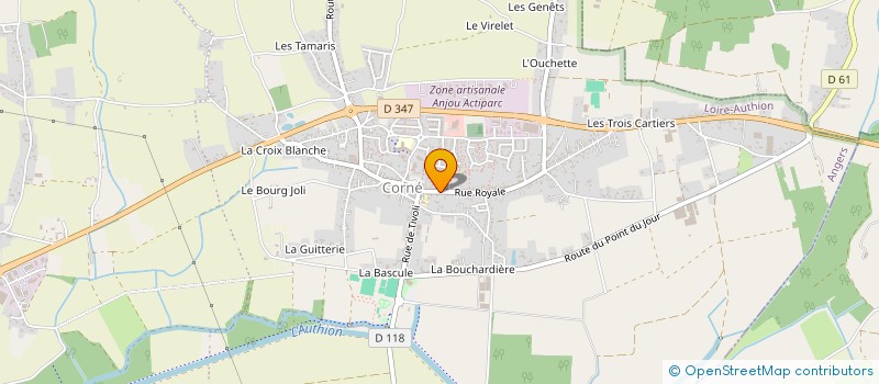 localisation de l'entreprise MONSIEUR ALEXANDRE HARDY à LOIRE-AUTHION
