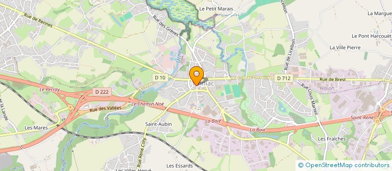 localisation de l'entreprise MONSIEUR ALEXANDRE HAREL  YFFINIAC