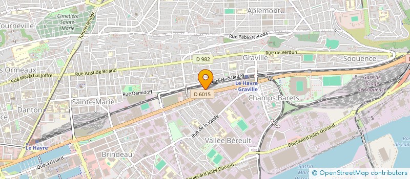 localisation de l'entreprise MONSIEUR ALEXANDRE HAUGUEL à LE HAVRE