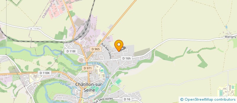 localisation de l'entreprise MONSIEUR ALEXANDRE HAULLARD  CHATILLON-SUR-SEINE