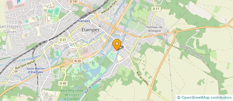 localisation de l'entreprise MONSIEUR ALEXANDRE HAVARD  ETAMPES