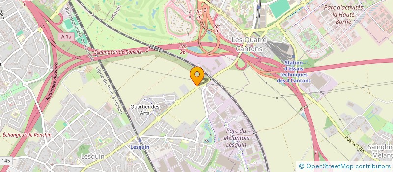 localisation de l'entreprise MONSIEUR ALEXANDRE HAZEBROUCQ à LESQUIN