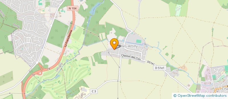 localisation de l'entreprise MONSIEUR ALEXANDRE HEBERT  FEROLLES-ATTILLY