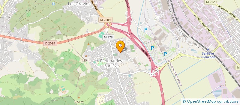 localisation de l'entreprise MONSIEUR ALEXANDRE HEBRARD  PERIGNAT-LES-SARLIEVE