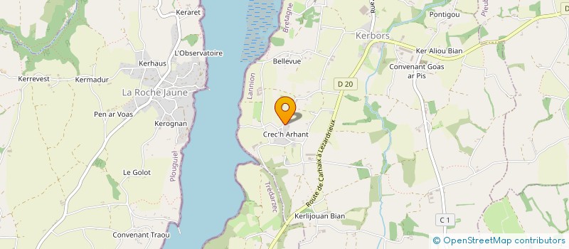 localisation de l'entreprise MONSIEUR ALEXANDRE HEGARET  KERBORS