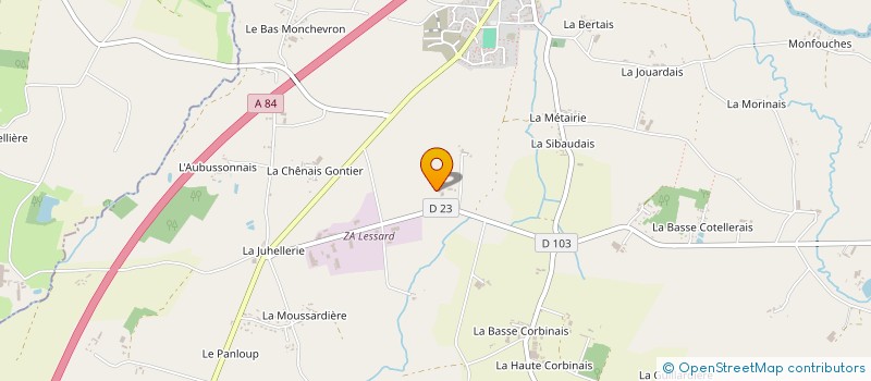 localisation de l'entreprise MONSIEUR ALEXANDRE HELLEU  RIVES-DU-COUESNON