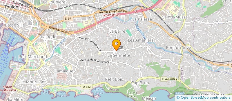 localisation de l'entreprise MONSIEUR ALEXANDRE HELOIR  TOULON