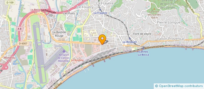 localisation de l'entreprise MONSIEUR ALEXANDRE HEMBISE  CANNES