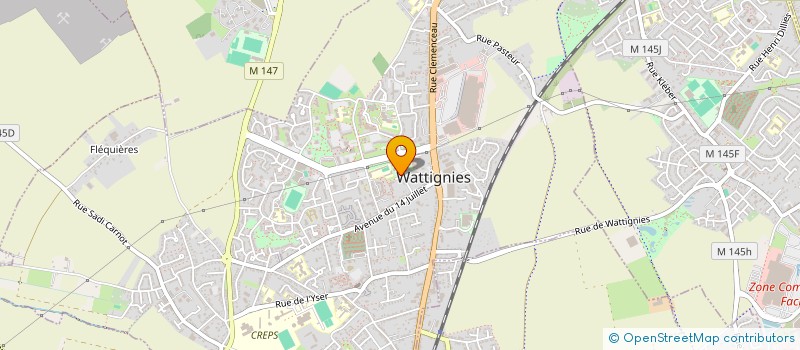 localisation de l'entreprise MONSIEUR ALEXANDRE HENAUT  WATTIGNIES