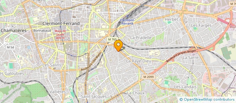 localisation de l'entreprise MONSIEUR ALEXANDRE HENNION  CLERMONT-FERRAND