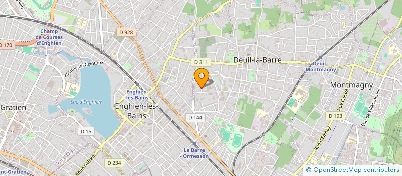 localisation de l'entreprise MONSIEUR ALEXANDRE HENRI  DEUIL LA BARRE