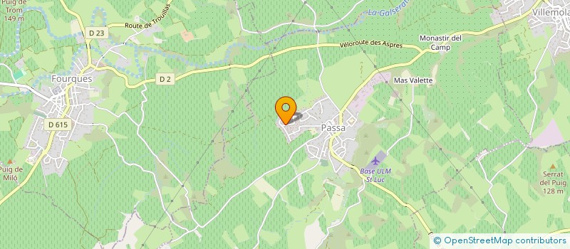 localisation de l'entreprise MONSIEUR ALEXANDRE HENRY  PASSA