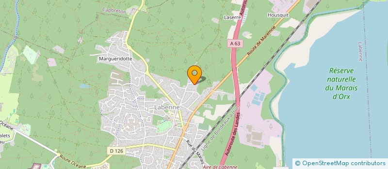 localisation de l'entreprise MONSIEUR ALEXANDRE HERMIDIS  LABENNE