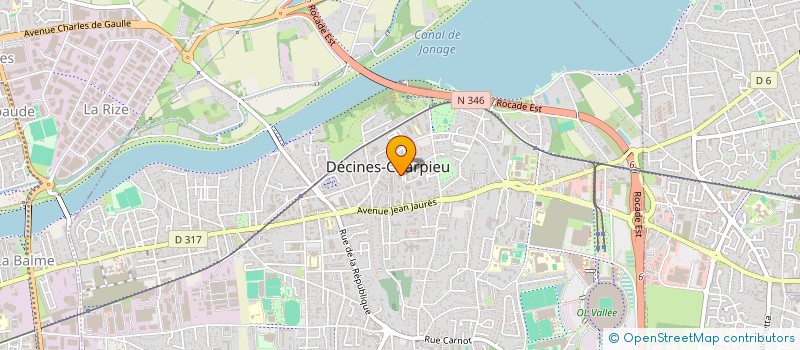 localisation de l'entreprise MONSIEUR ALEXANDRE HERNANDEZ  DECINES-CHARPIEU