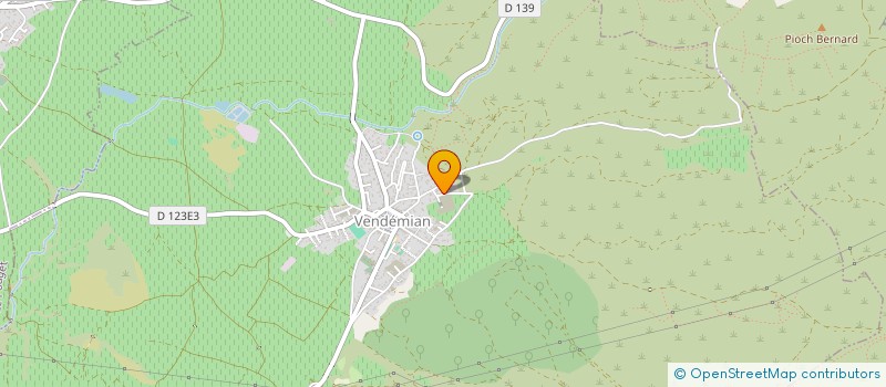 localisation de l'entreprise MONSIEUR ALEXANDRE HERNANDEZ  VENDEMIAN