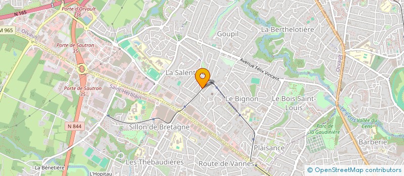 localisation de l'entreprise MONSIEUR ALEXANDRE HERVIER à ORVAULT