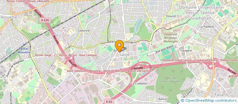 localisation de l'entreprise MONSIEUR ALEXANDRE HEUMEL-LEFEVRE  PESSAC