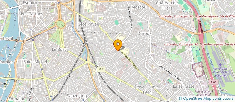 localisation de l'entreprise MONSIEUR ALEXANDRE HILAIRE à TOULOUSE
