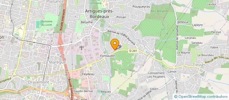 localisation de l'entreprise MONSIEUR ALEXANDRE HILLAIRET  ARTIGUES-PRES-BORDEAUX