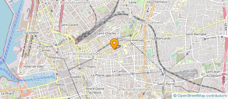 localisation de l'entreprise MONSIEUR ALEXANDRE HONORE à MARSEILLE