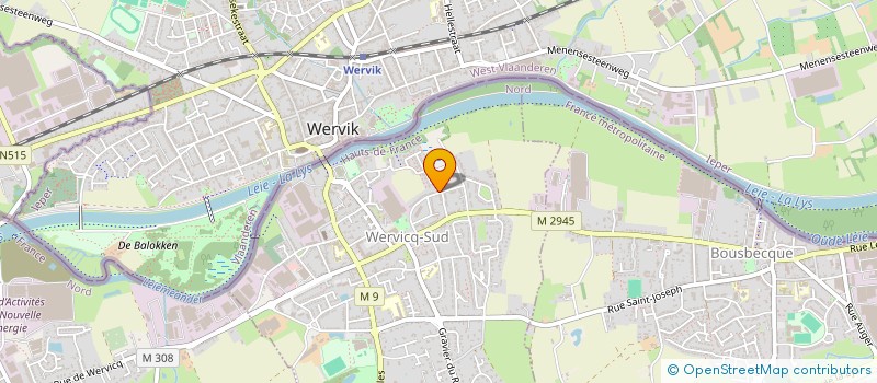 localisation de l'entreprise MONSIEUR ALEXANDRE HOUART  WERVICQ-SUD