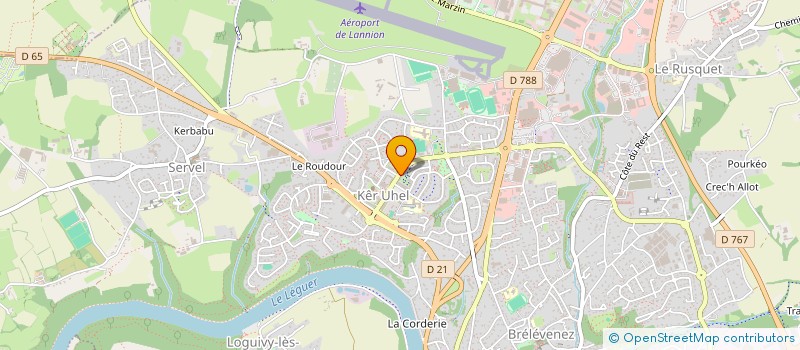 localisation de l'entreprise MONSIEUR ALEXANDRE HOUNSA HOUNKPA  LANNION