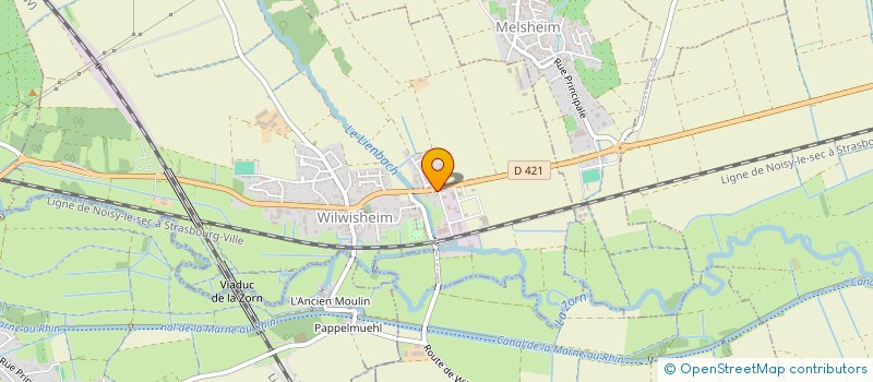 localisation de l'entreprise MONSIEUR ALEXANDRE HOUVER  WILWISHEIM