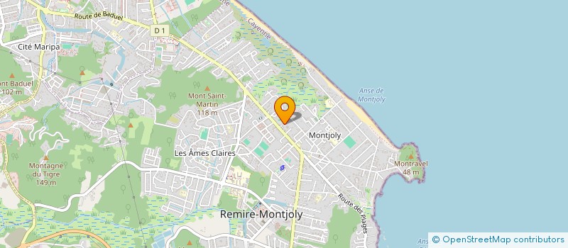 localisation de l'entreprise MONSIEUR ALEXANDRE HOZE  REMIRE-MONTJOLY