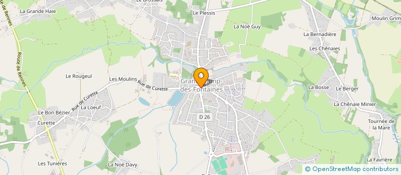 localisation de l'entreprise MONSIEUR ALEXANDRE HUET  TREILLIERES