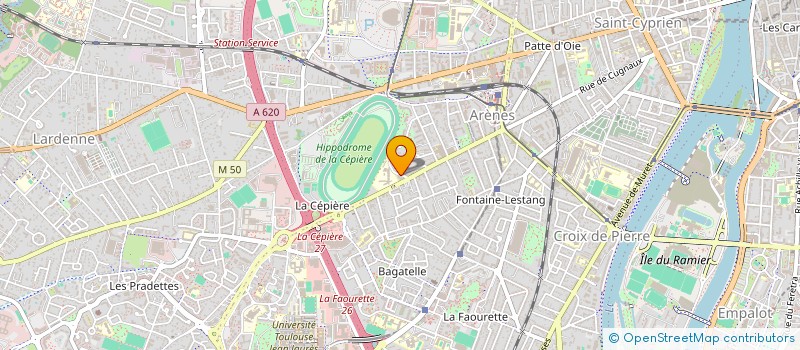 localisation de l'entreprise MONSIEUR ALEXANDRE HUET  MURET