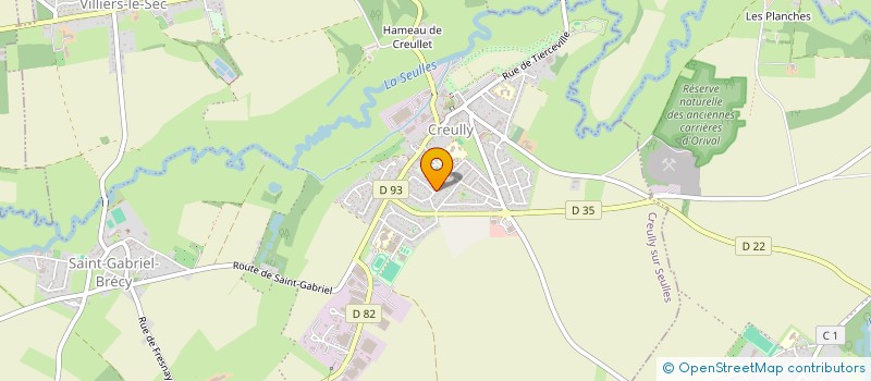 localisation de l'entreprise MONSIEUR ALEXANDRE HUETE  CREULLY SUR SEULLES