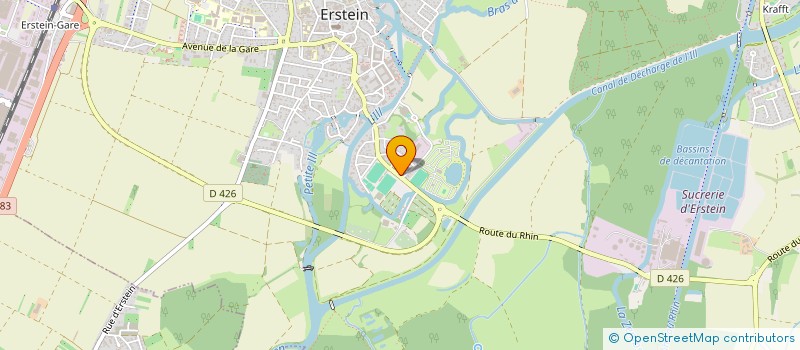 localisation de l'entreprise MONSIEUR ALEXANDRE HUGEL  ERSTEIN