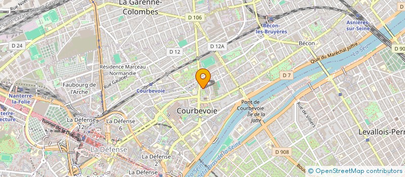 localisation de l'entreprise MONSIEUR ALEXANDRE HUGER à COURBEVOIE