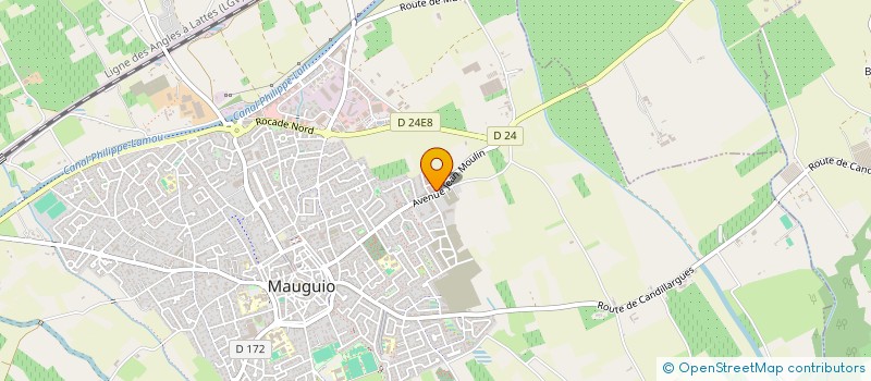 localisation de l'entreprise MONSIEUR ALEXANDRE HUGON  MAUGUIO