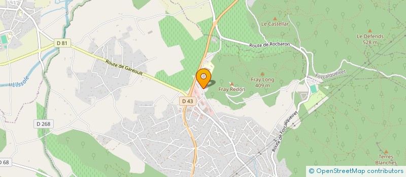 localisation de l'entreprise MONSIEUR ALEXANDRE HUGONNIER  ROCBARON