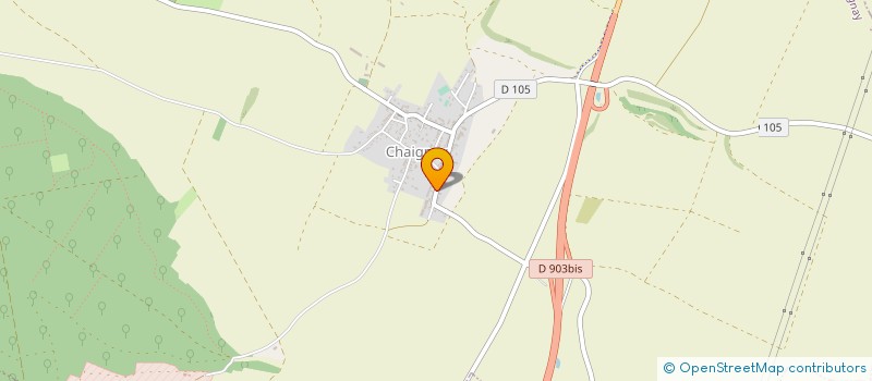 localisation de l'entreprise MONSIEUR ALEXANDRE HUGUET  CHAIGNAY