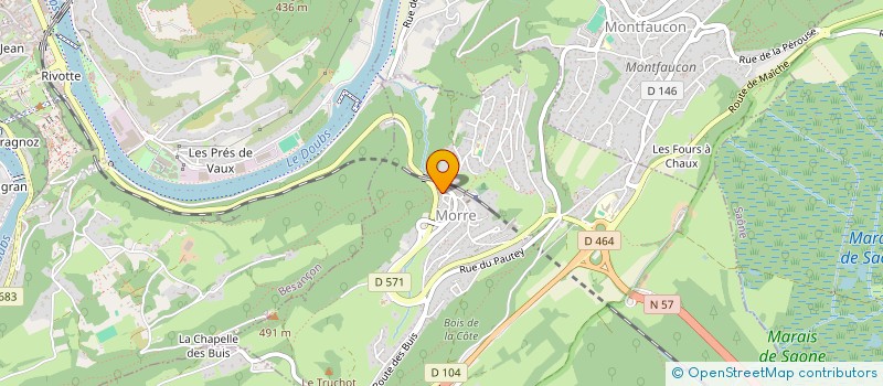 localisation de l'entreprise MONSIEUR ALEXANDRE HUMBERT  MORRE