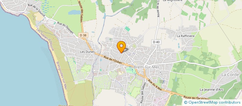 localisation de l'entreprise MONSIEUR ALEXANDRE HUNAULT à BREM-SUR-MER
